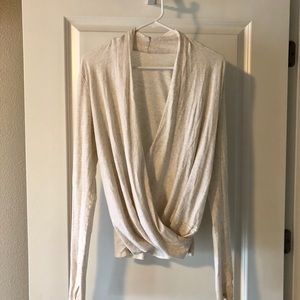 Lululemon Cross front long sleeve top